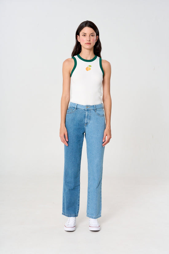 jean femenino azul