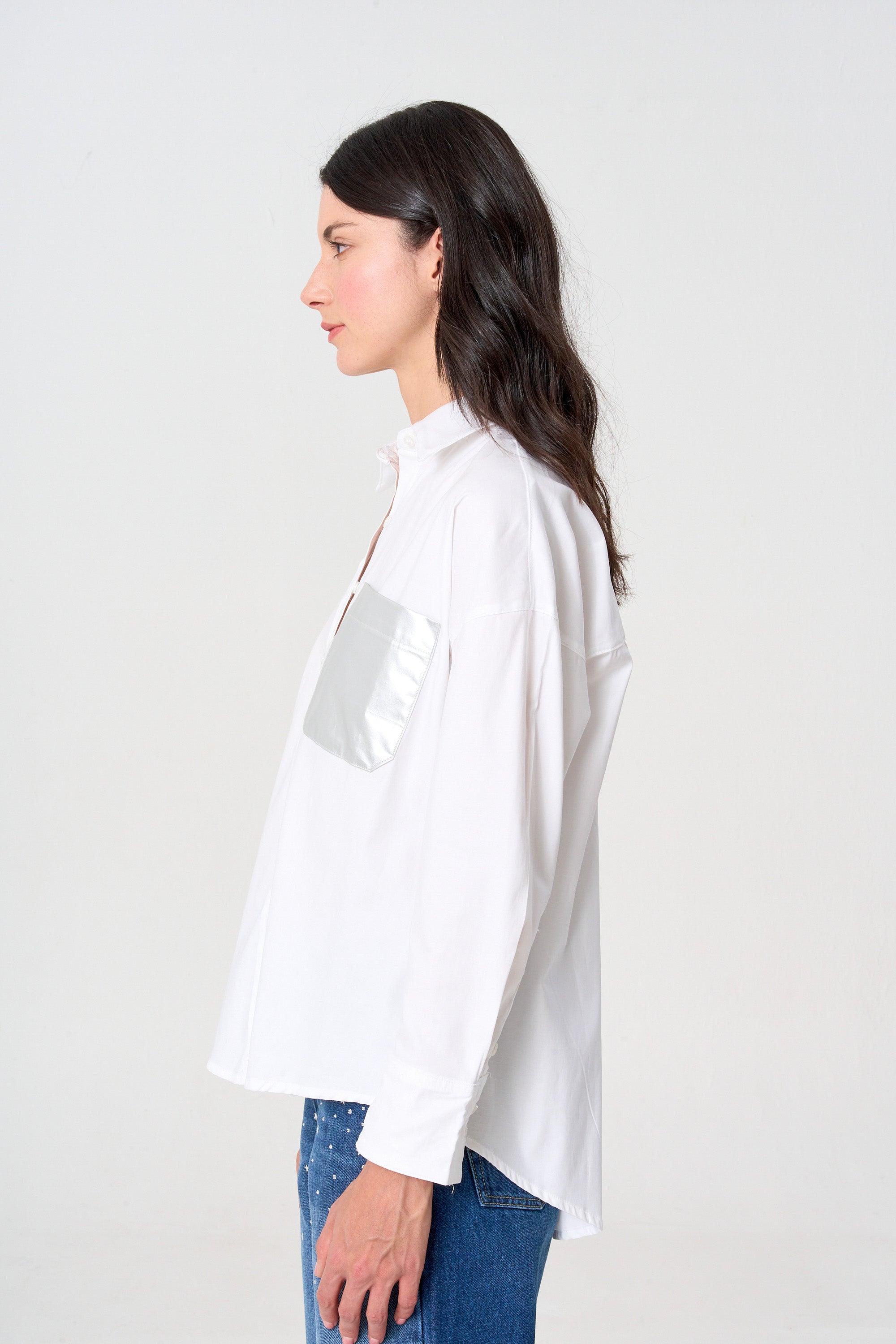 camisa femenina blanca 