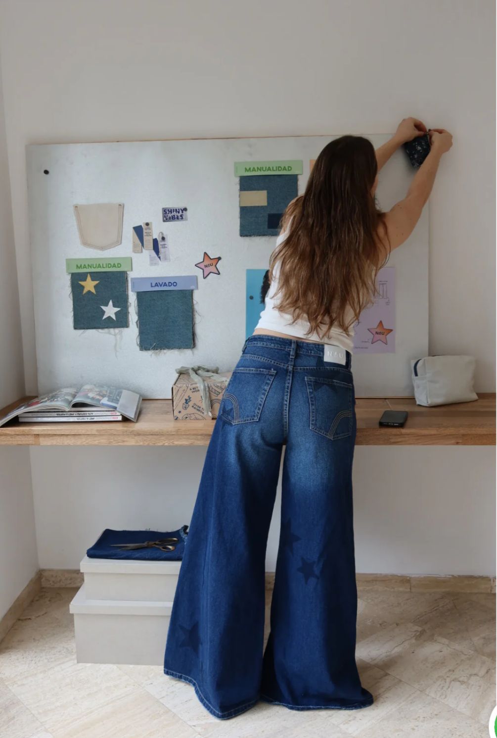 Starry Wide Leg Jean 116